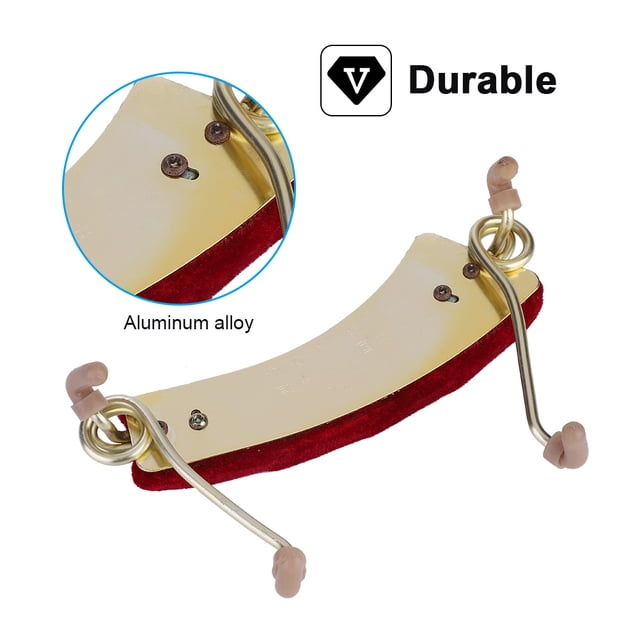 Pad Shoulder Rest,Adjustable Shoulder Rest Aluminum Adjustable Shoulder Rest Fiddle Violin Shoulder Rest Extended Durability
