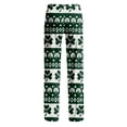 thumbnail image 5 of Domuza St Patricks Day Pajama Pants for Men Shamrock Clover Elastic Waist Drawstring Home Trousers Soft Relaxed Fit Lounge Sleepwear with Pockets Mint Green M, 5 of 5