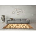thumbnail image 3 of Ahgly Company Indoor Square Oriental Brown Traditional Area Rugs, 4' Square, 3 of 4