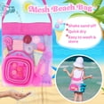 thumbnail image 3 of Set de juguetes de playa Meaicezli, cubo de arena plegable con palas, 3 of 7
