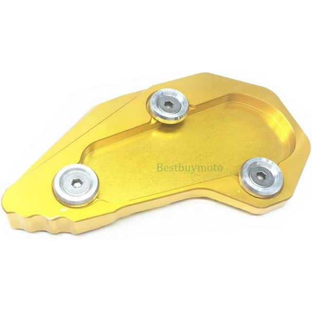 HUGFEGWE pour BMW R1200R R1200RS 2015-2018 Support de Moto CNC Repose-Pieds Plaque de Support Agrandisseur (Or) U2537-4155