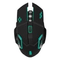 thumbnail image 1 of Mouse Gamer Inalámbrico Basher BASH-3006 6 botones 3200 DPI´s con Luz LED, 1 of 6