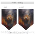 thumbnail image 2 of Lion Wind Fire Garden Flag 18" x 12.5" Double Sided Yard Lawn Outdoor Decor Small Yard Flags, 2 of 6