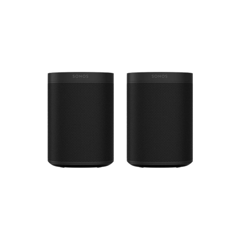 skyskraber Rød dato Flyvningen Sonos Two Room Set with Sonos One Gen 2 - Smart Speaker with Voice Control  Built-In(Black) - Walmart.com