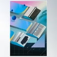 thumbnail image 2 of Keyboards Outrun Poster Wall Art, Modern Wall Decor For Living Room Bedroom, 12x18 UNFRAMED, 2 of 3
