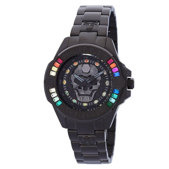 Philipp Plein The Skull Quartz Crystal Black Dial Unisex Watch PWNAA0522