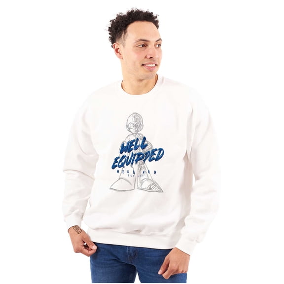 Mega Man Retro 1990s Anime Cartoon Sweatshirt for Men or Women Brisco Brands M
