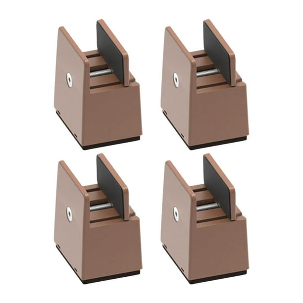 4 elevadores de cama, extensores de altura, soportes antideslizantes para sofá y mesa. Altura 5 cm