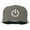 Dark Grey, variant on Power Icon Embroidered Snapback Cap - White OSFM