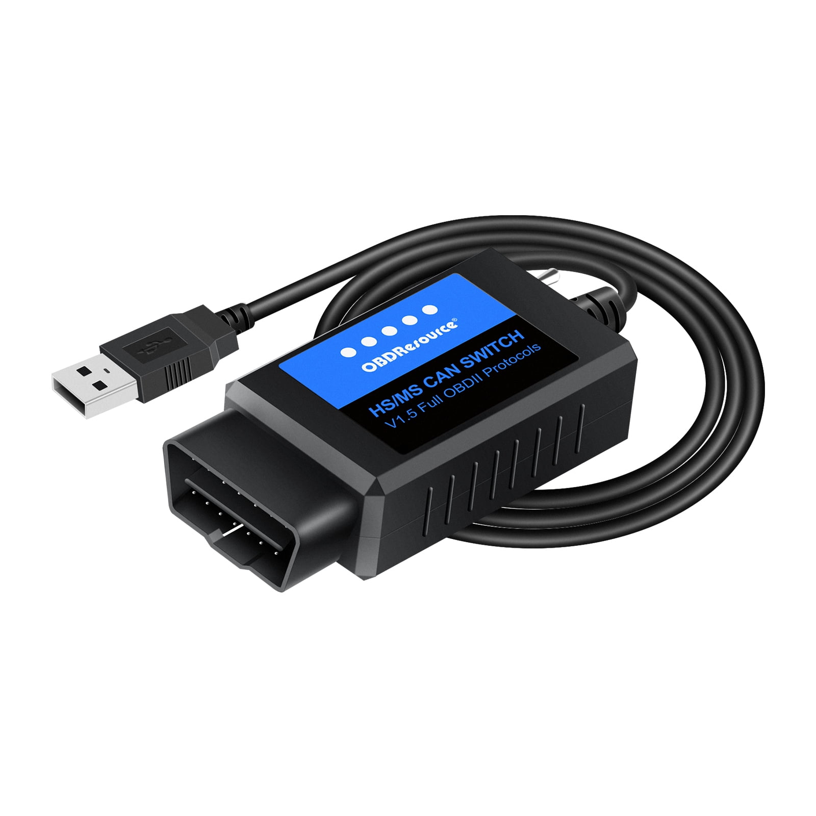 ELM 327 USB Bluetooth-compatible Works On Forscan HS CAN /MS CAN V1.5 Car  OBD2 Diagnostic Tool ELM327 USB FTDI OBD2 Scanner