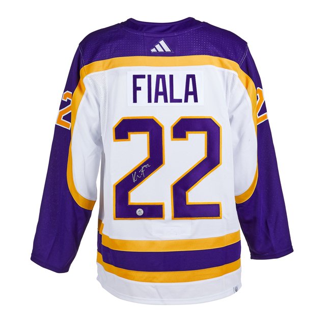 Kevin Fiala Signed Los Angeles Reverse Throwback 2.0 Authentic Hockey Jersey