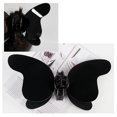 thumbnail image 2 of Pinza para el pelo, peine redondo extra grande, dientes, pinza ligera de mariposa para peinar el cabello, color negro, 2 of 6
