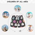 thumbnail image 6 of FORMRS Boys Swim Trunks Quick Dry Mesh Liner Boardshorts Sizes XS-XL, Colorful Halloween Ghost, 6 of 7