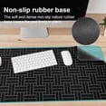 thumbnail image 4 of Large Gaming Mouse Pad,31.5''''x11.8'''',Geometric Line Patterns Desk Mat,Non-Slip Base and High Density Stitched Edges,Desk Pad Protector Suitable for Home and Office, 4 of 6