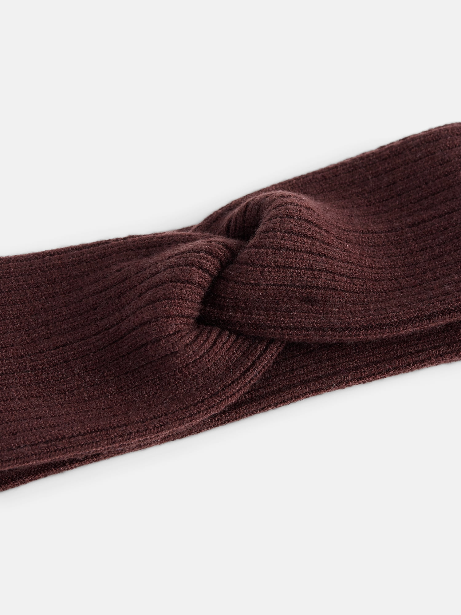 Scenario Women's Knit Twist Headwrap, Carob