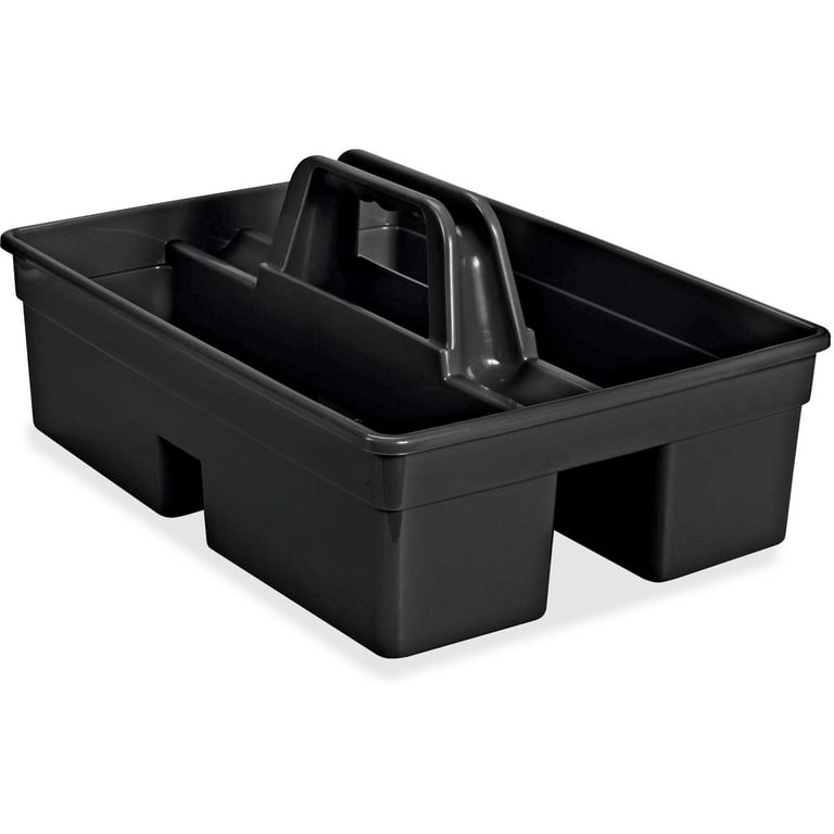 Executive Carry Caddy, Two Compartments, Plastic, 10.75 x 6.5, Black Executive Carry Caddy, Two Compartments, Plastic, 10.75 x 6.5, Black