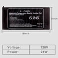 thumbnail image 4 of AIICIOO Reptile Heating Pad Adjustable Under Tank Heater 24 Watts PVC Material Heat Pad for Turtle Snake Lizard Frog Spider Plant Box, 4 of 7