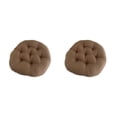 thumbnail image 1 of Cojines de silla Billuyoard de algodón chocolate 40X40cm 2Conjunto, 1 of 6