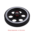 thumbnail image 1 of 3Pcs 200X6mm Industrial Aluminum Rubber Measuring Encoder Meter Wheel, 1 of 5