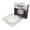 B, variant on Solivara 100 Pack Unbleached Coffee Filters Round For Portafilter Basket And Espresso Maker(F,2.28 in)