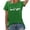 Green, variant on HCYSFG Womens Cute Cat Graphic T-Shirt Short Sleeve Crewneck Kitten Print Top Funny Animal Lover Summer Tee Casual Soft Fashion Shirt