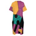 thumbnail image 4 of Vestido de noche holgado con bolsillo para mujer vestido femenino, 4 of 6