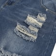 thumbnail image 7 of Women's Denim Shorts Mid Rise Distressed Jean Shorts Womens Shorts Stretchy Jeans with Pockets Summer Plus Size, 7 of 7