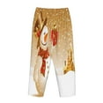 thumbnail image 5 of Haiem Christmas Snowman Gift Women's Pajama Pants Ultra Lightweight Pjs Bottoms Sleepwear Bottom Pants With Pocket Drawstring-XX-Large, 5 of 9