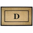 thumbnail image 1 of Nedia Home 18103D 30 x 48 in. Coir &amp; Rubber Frame Mat  Monogrammed D, 1 of 1