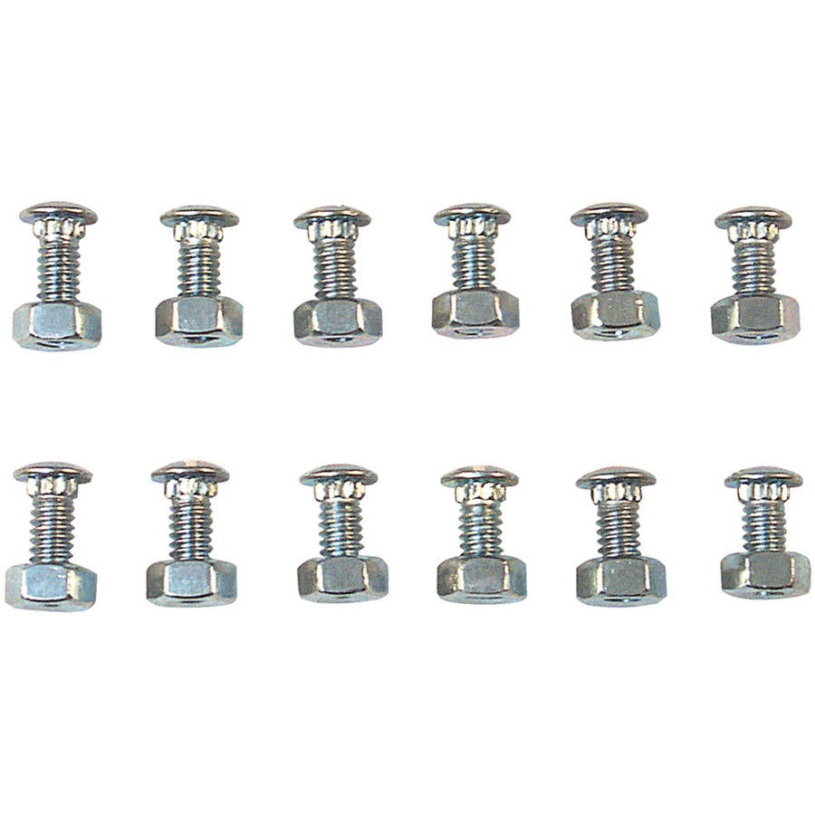 Prime Line GD52265 Ribbed Neck Bolts with Nuts
