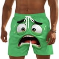 thumbnail image 5 of CHENge Swim Shirt Men Breathable Tropical Print Quick-Dry Patriotic Swimming Trunks with Pockets Anti-Chafe Beach Wear, 5 of 5