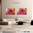 thumbnail image 4 of Elephant Stock Abstract Caramel Splash Wall Art - Horizontal Canvas Wall Art - Living Room Wall Decor - Abstract Canvas - Purple And Orange Decor - 48" x 32", 4 of 8