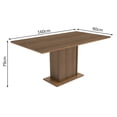 thumbnail image 4 of Juego de Comedor Madesa Megan Mesa y 6 Sillas Marrón/Lirio Beige, 4 of 11