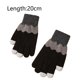 thumbnail image 2 of Guantes mágicos de lana con pantalla táctil de invierno para mujer, forro polar de punto cálido, para clima frío, 2 of 5