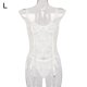 thumbnail image 1 of Mujeres Sexy Malla Encaje Lencería Perspectiva Ropa interior Cuerpo Ropa de dormir Regalo, L Inevent XX000111-03, 1 of 7