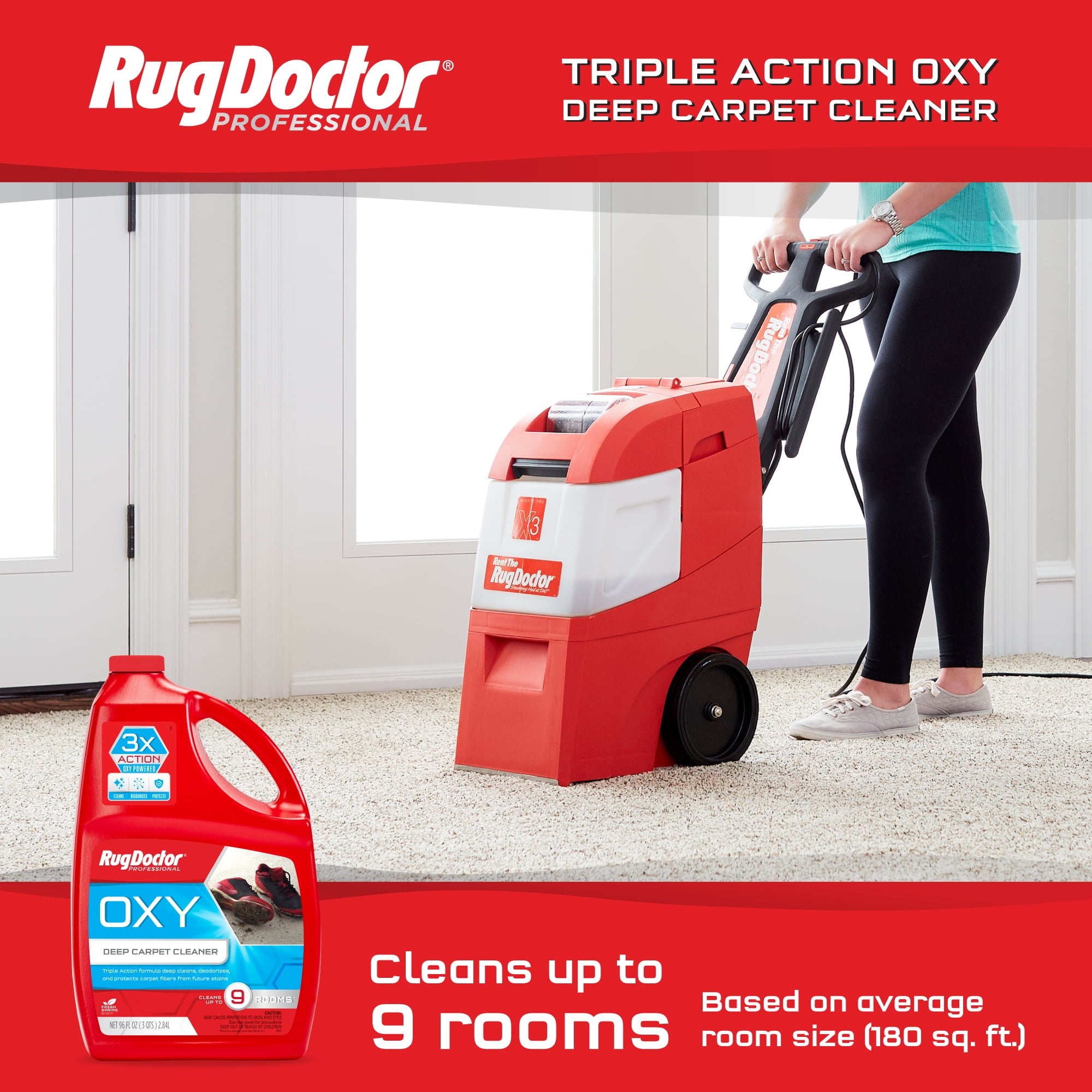 Triple Action Oxy Deep Carpet Cleaner 
