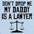 thumbnail image 2 of CafePress - My Daddy Is A Lawyer Body Suit - Baby Light Bodysuit, Size Newborn - 24 Months, 2 of 4