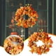 thumbnail image 1 of Xihbxyly Corona de Hojas de Arce y Calabaza Simuladas, Decoración Otoñal Artesanal, Bayas y Hojas Vibrantes, Decoración para Escaparate Otoñal, Decoración de Halloween y Acción de Gracias, 50 Cm de D, 1 of 7