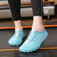 thumbnail image 2 of Espadrilles à Enfiler Femmes Été Chaussures de Natation Antidérapantes Pêche Séchage Rapide Chaussures de Randonnée Chaussures de Course Femmes Bleu Ciel 38, 2 of 9