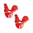 thumbnail image 1 of Oleegame 2PC Kitchen Utensils Set Pot Lid Lifter Silicone Spill Stopper Anti Spill Boil Over Spill Stopper Pot Boiling Pot Lid Holder Keep The Lid Open Reduce Soup Spills Cute Kitchen Gadgets Red, 1 of 9