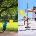 thumbnail image 3 of Tetherball Tennis Set with with 360° Swivel Hook Pole，Ball, Rope and Paddle Set.Tetherball Outdoor Equipment for Backyard，Lawn Game$$Sport & Recreation Other, 3 of 11