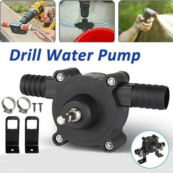 Ryhampaper Mini Electric Drill Drive Self Priming Water Pumps Portable Hand Drill Powered Oil Fluid Transfer Pumps Tools