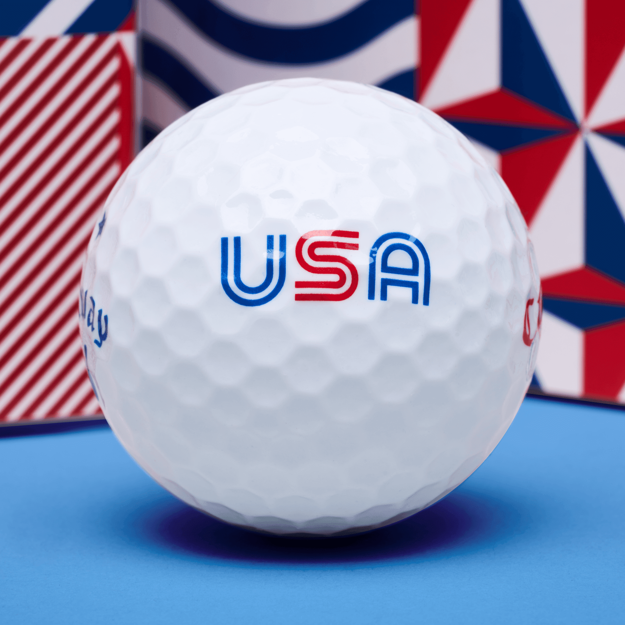 Callaway SuperSoft 2025 USA Golf Balls 12pk, Red/White/Blue