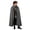 Gray, variant on Anmrize Unisex Hooded Cape, Cosplay Halloween Costume, Soft Scarf-Style Cloak, Medieval Corduroy Hooded Cloak - Renaissance Hooded Cape , Halloween Wizard Cosplay Costume, Light Brown S