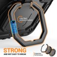 thumbnail image 5 of Case for iPad Mini 7 2024/Mini 6 2021 8.3 inch 7th/6th Gen, 360 Rotating Stand Handle Shoulder Strap Heavy Duty Shockproof Cover, Black, 5 of 7