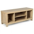 thumbnail image 3 of Cloud Mountain Wood Universal TV Stand For TVs up to 50" in Taupe Oak, 3 of 11