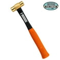 thumbnail image 5 of 16-Ounce Brass Head Hammer, Rubber Grip (ToolUSA: PH-90216), 5 of 7