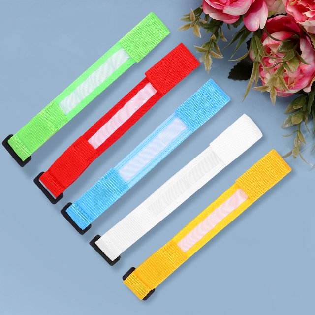 Minkissy 5Pcs Green Led Glow Bracelets Luminous Arm Straps For Festivals