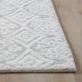 thumbnail image 4 of Better Homes & Gardens Suzani Light Grey Medallion Wool Indoor Rug Runner, 2.5' x 7', 4 of 5
