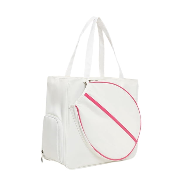 Bolsa de tenis, bolsa para raquetas de bádminton, almacenamiento para raquetas, bolso para raquetas de tenis Blanco